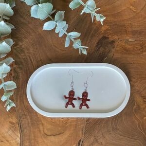 Handmade brown‎ baby earrings